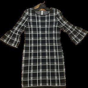 XSP Black and White Sweater Dress